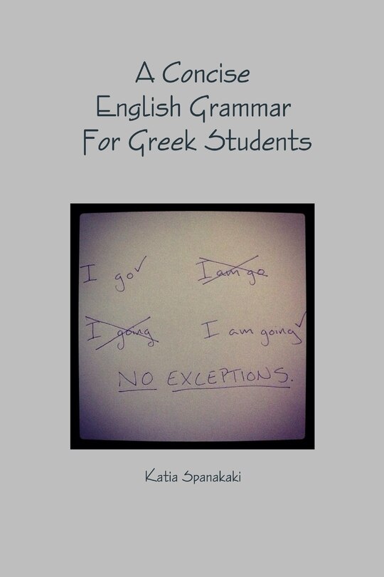 Front cover_A Concise English Grammar For Greek Students