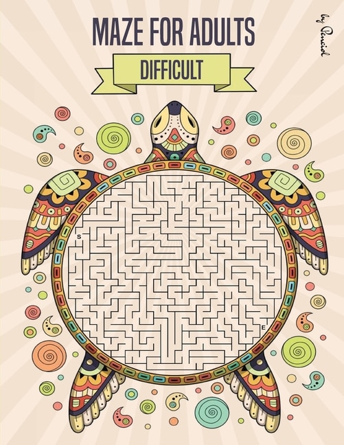 Front cover_Maze for Adults Difficult