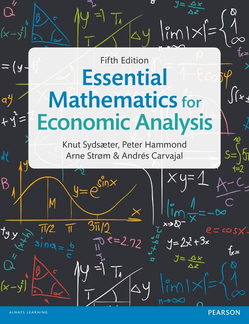 Front cover_Essential Mathematics For Economic Analysis