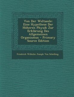 Front cover_Von Der Weltseele