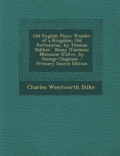 Front cover_Old English Plays