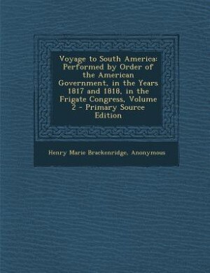 Couverture_Voyage to South America