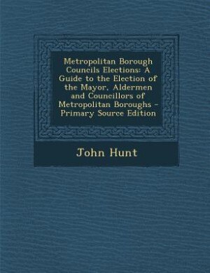 Couverture_Metropolitan Borough Councils Elections