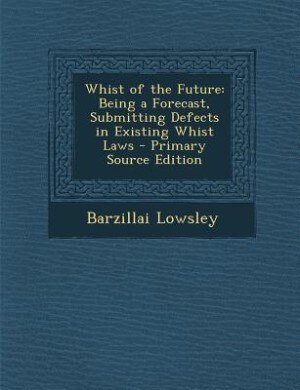 Front cover_Whist of the Future