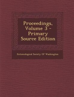Couverture_Proceedings, Volume 3 - Primary Source Edition