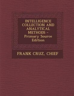 Couverture_INTELLIGENCE COLLECTION AND ANALYTICAL METHODS