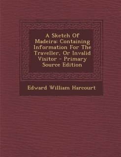 Front cover_A Sketch Of Madeira
