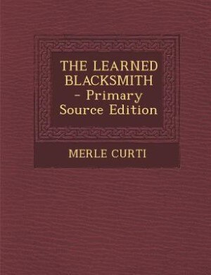 Front cover_THE LEARNED BLACKSMITH
