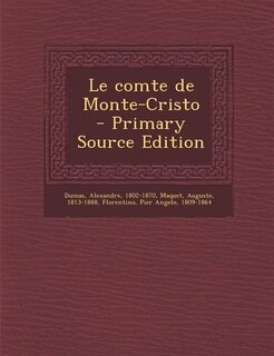 Front cover_Le comte de Monte-Cristo