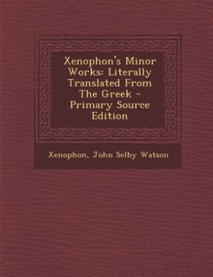 Front cover_Xenophon's Minor Works