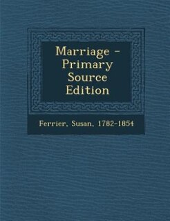 Couverture_Marriage - Primary Source Edition