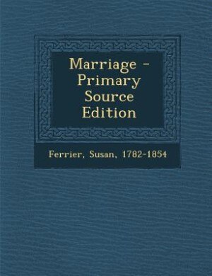Couverture_Marriage - Primary Source Edition