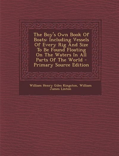 Front cover_The Boy's Own Book Of Boats
