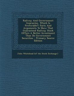 Couverture_Railway And Government Guarantee, Which Is Preferable?