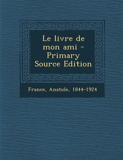 Couverture_Le livre de mon ami