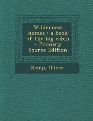 Front cover_Wilderness homes