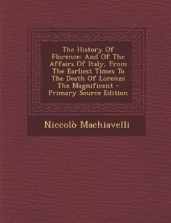 Couverture_The History Of Florence