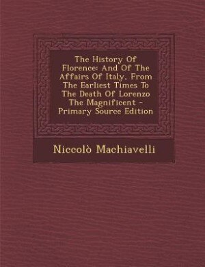 Couverture_The History Of Florence