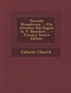 Front cover_Diurnale Monasticum ...