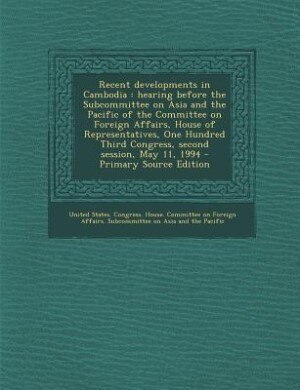 Front cover_Recent developments in Cambodia