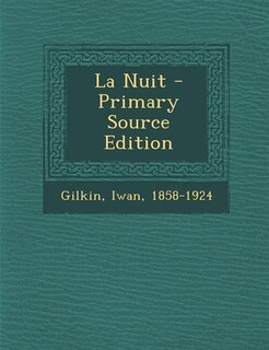 Front cover_La Nuit - Primary Source Edition