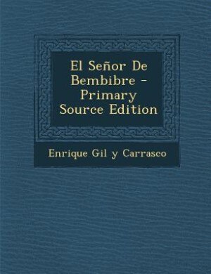 Couverture_El Señor De Bembibre