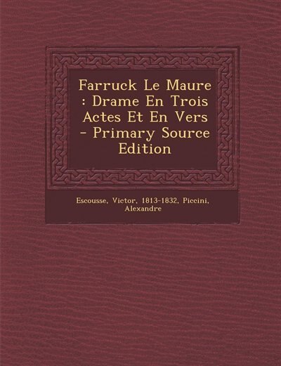 Front cover_Farruck Le Maure