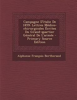 Front cover_Campagne D'italie De 1859