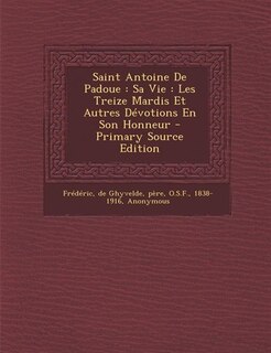 Front cover_Saint Antoine De Padoue