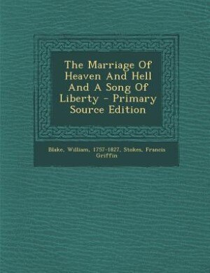 Couverture_The Marriage Of Heaven And Hell And A Song Of Liberty