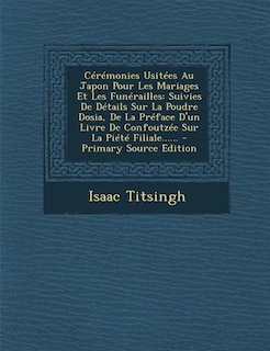 Front cover_Cérémonies Usitées Au Japon Pour Les Mariages Et Les Funérailles