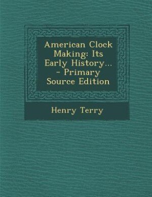 Couverture_American Clock Making