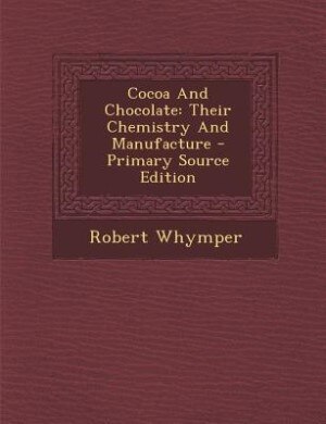 Couverture_Cocoa And Chocolate