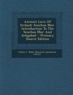 Front cover_Ancient Laws Of Ireland