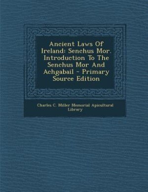 Front cover_Ancient Laws Of Ireland