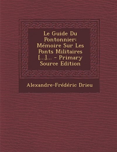 Front cover_Le Guide Du Pontonnier