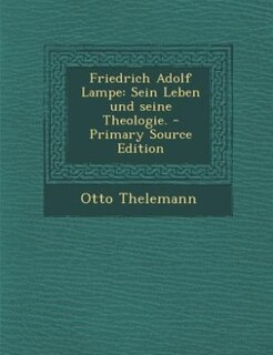 Front cover_Friedrich Adolf Lampe