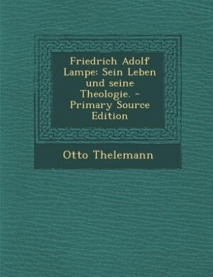 Front cover_Friedrich Adolf Lampe