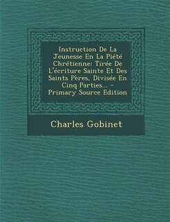 Front cover_Instruction De La Jeunesse En La Piété Chrétienne