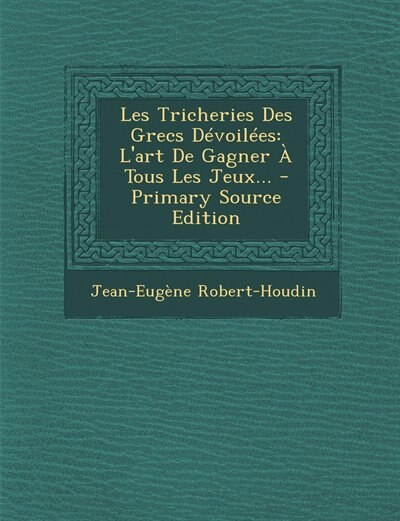 Front cover_Les Tricheries Des Grecs Dévoilées