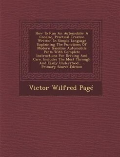 Front cover_How To Run An Automobile