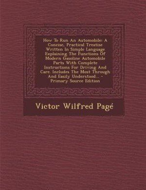 Front cover_How To Run An Automobile