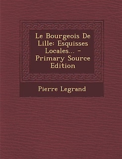 Couverture_Le Bourgeois De Lille
