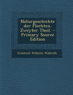 Front cover_Naturgeschichte der Flechten. Zweyter Theil.