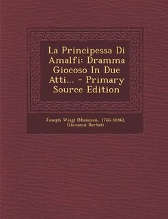 Front cover_La Principessa Di Amalfi