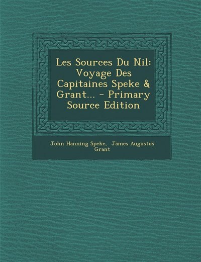 Front cover_Les Sources Du Nil