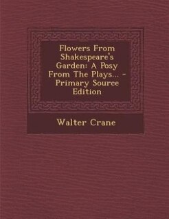 Front cover_Flowers From Shakespeare's Garden