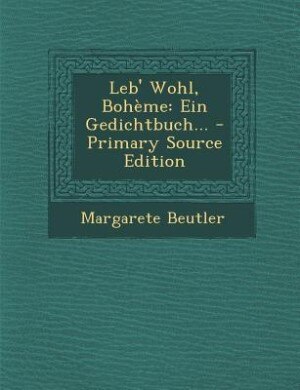 Couverture_Leb' Wohl, Boh&egrave;me