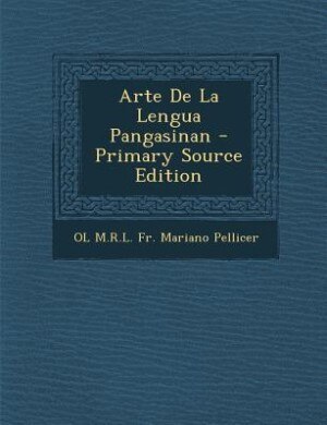 Couverture_Arte De La Lengua Pangasinan