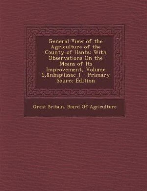 Couverture_General View of the Agriculture of the County of Hants